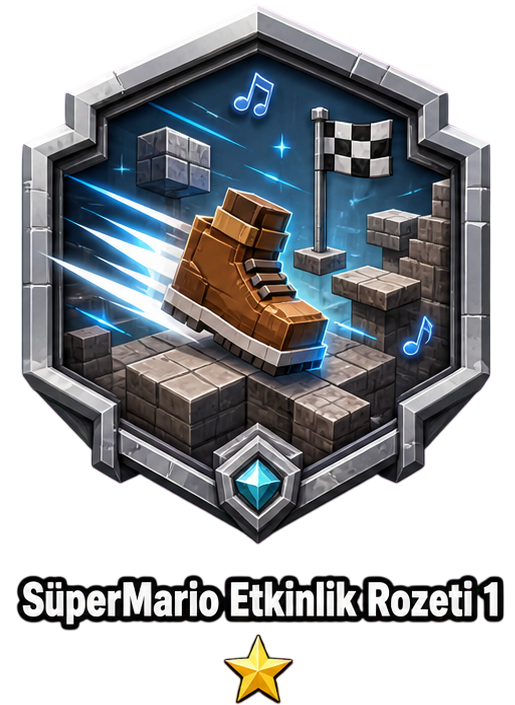 SüperMario Etkinlik Rozeti