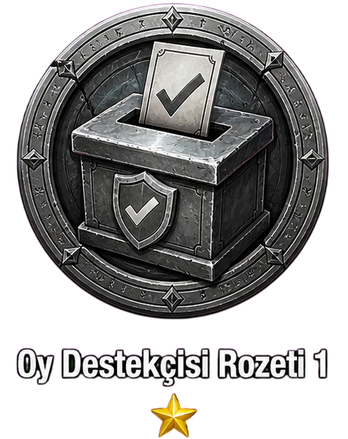 Oy Destekçisi Rozeti