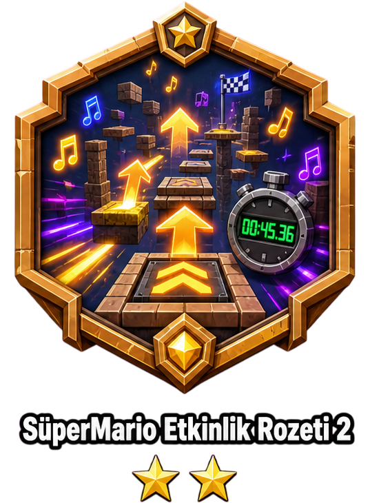 SüperMario Etkinlik Rozeti